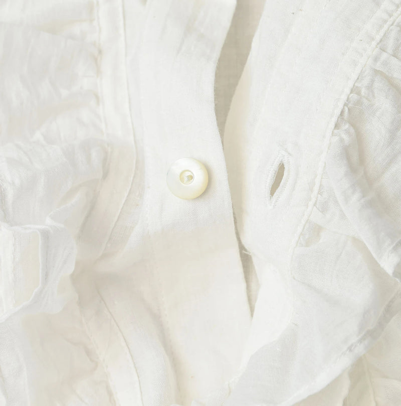45R Khadi x Feather Khadi Silk Frill Blouse - Image 14