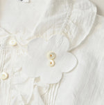 45R Khadi x Feather Khadi Silk Frill Blouse