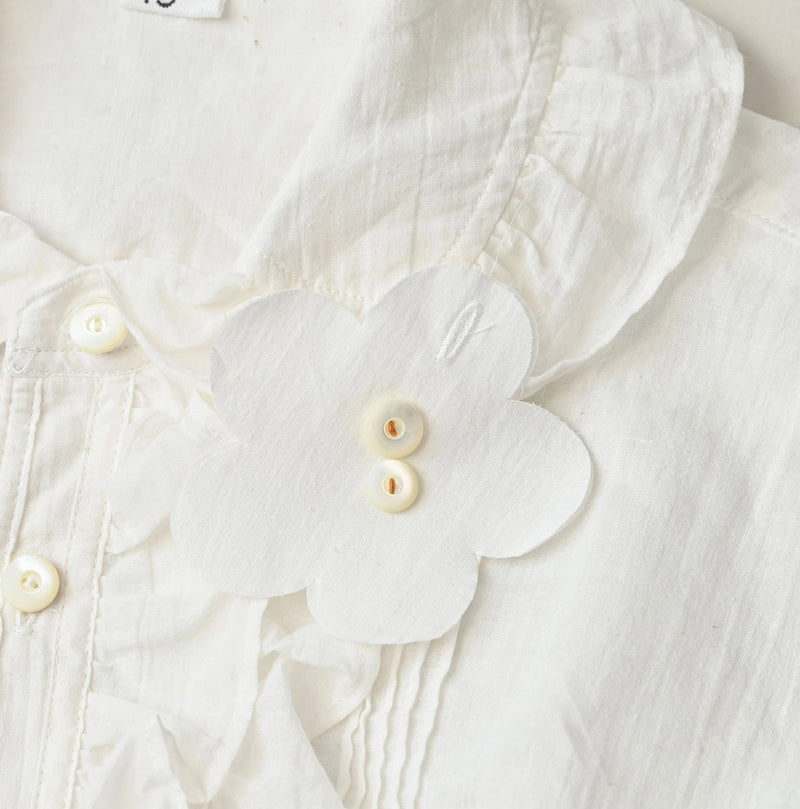 45R Khadi x Feather Khadi Silk Frill Blouse - Image 18