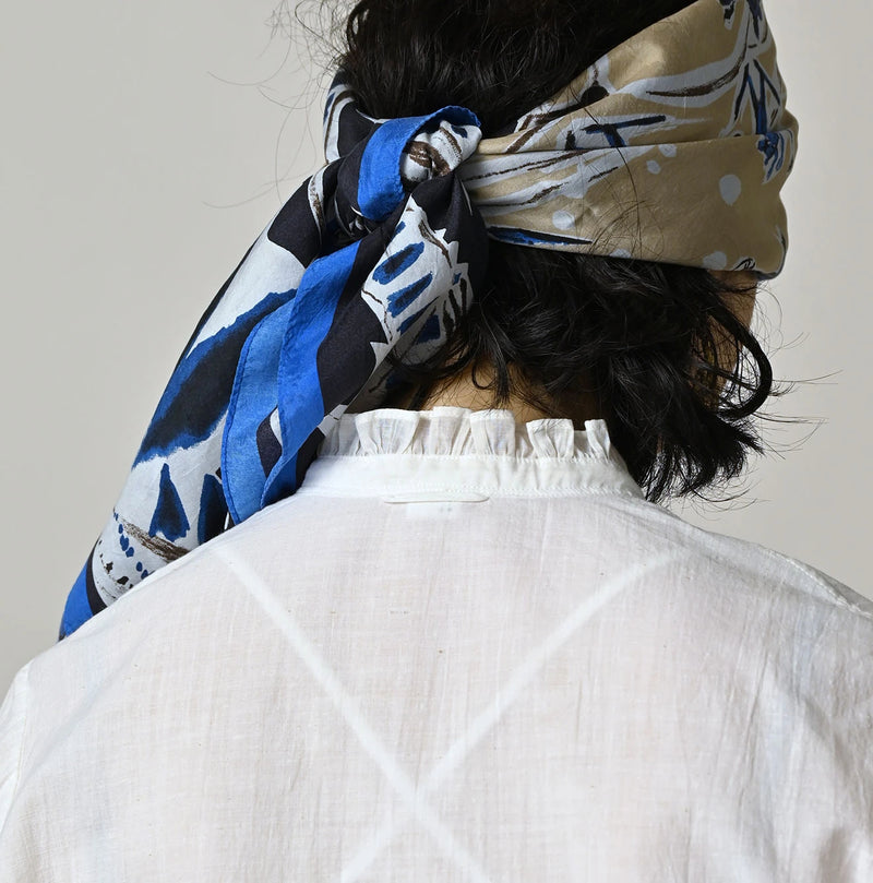 45R Khadi x Feather Khadi Silk Frill Tarra Blouse - Image 11