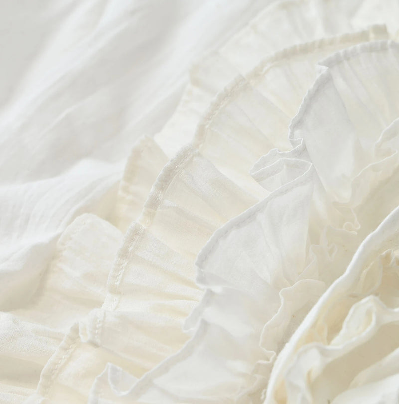 45R Khadi x Feather Khadi Silk Frill Tarra Blouse - Image 15