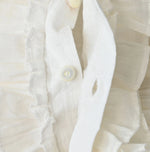 45R Khadi x Feather Khadi Silk Frill Tarra Blouse