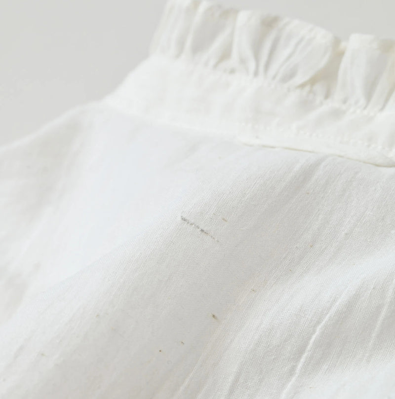 45R Khadi x Feather Khadi Silk Frill Tarra Blouse - Image 19