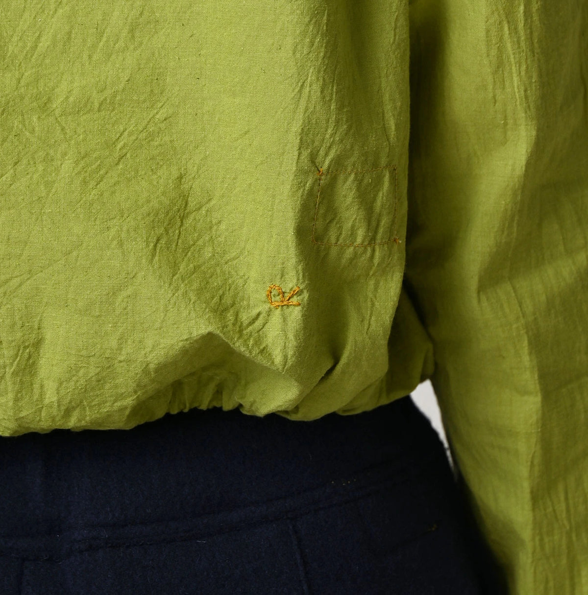 45R Khadi x Feather Khadi Silk Frill Tarra Blouse - Image 14