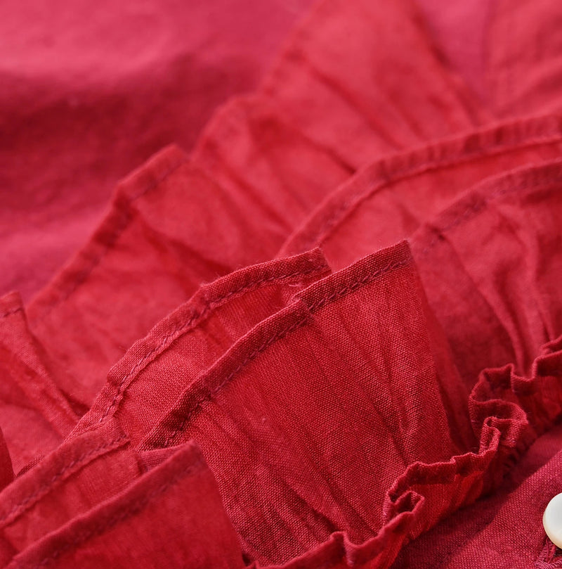 45R Khadi x Feather Khadi Silk Frill Tarra Blouse - Image 18