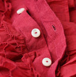 45R Khadi x Feather Khadi Silk Frill Tarra Blouse