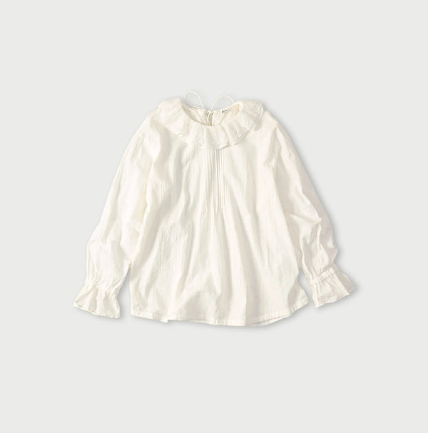45R Khadi Frill Collar Blouse