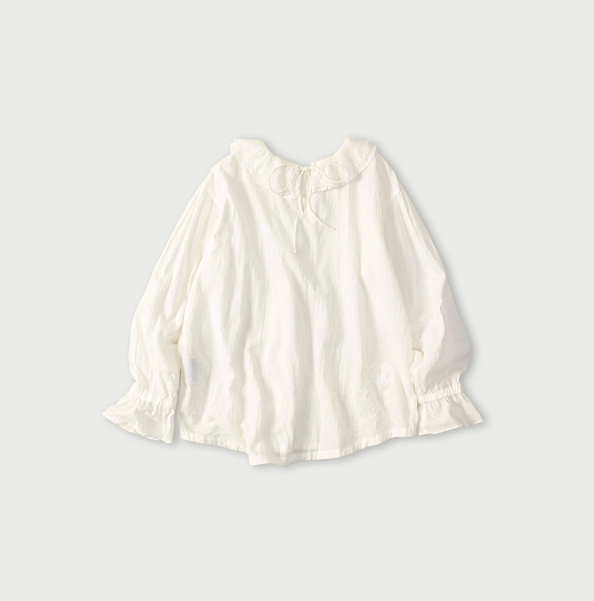 45R Khadi Frill Collar Blouse - Image 11