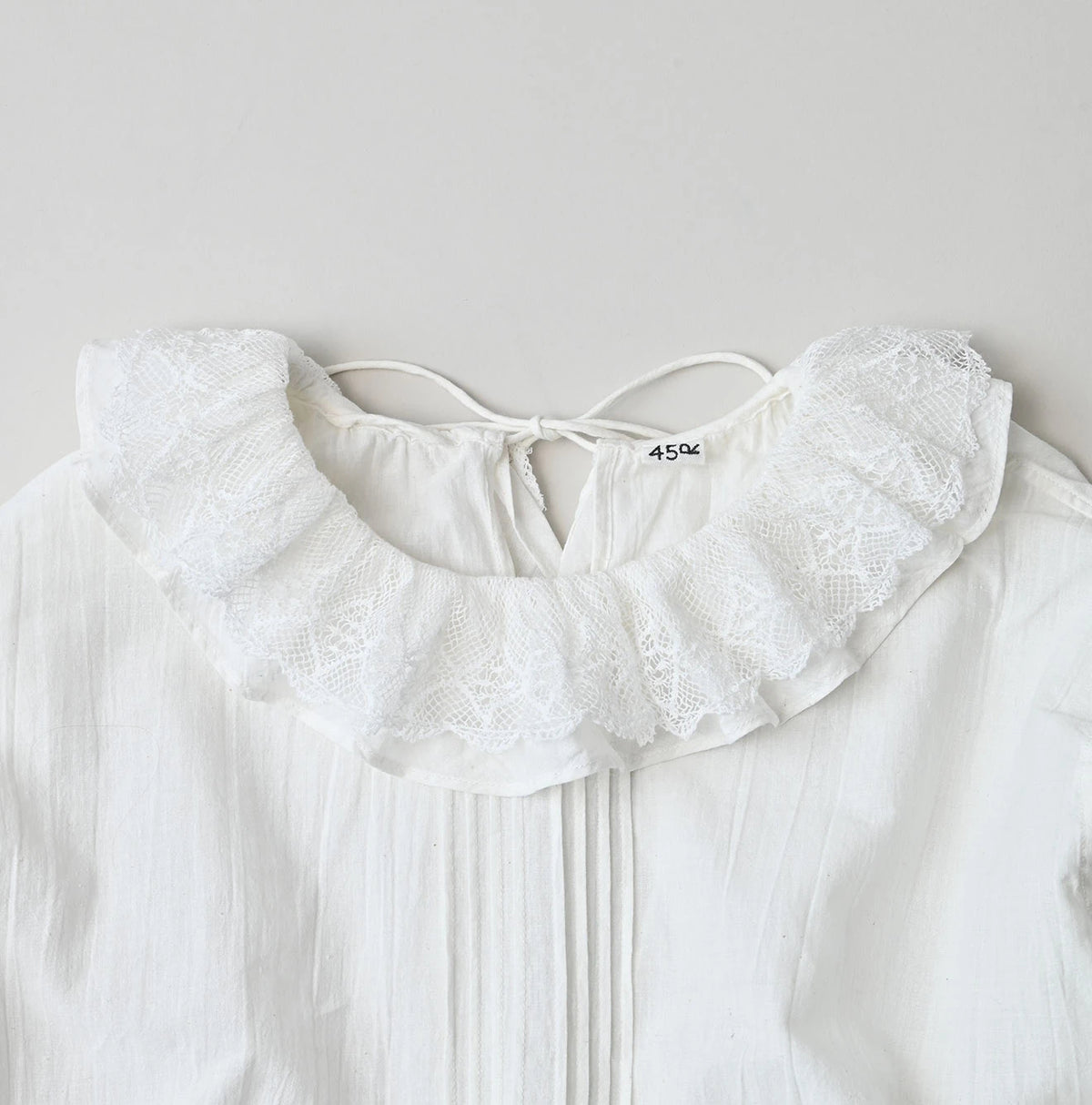 45R Khadi Frill Collar Blouse - Image 12