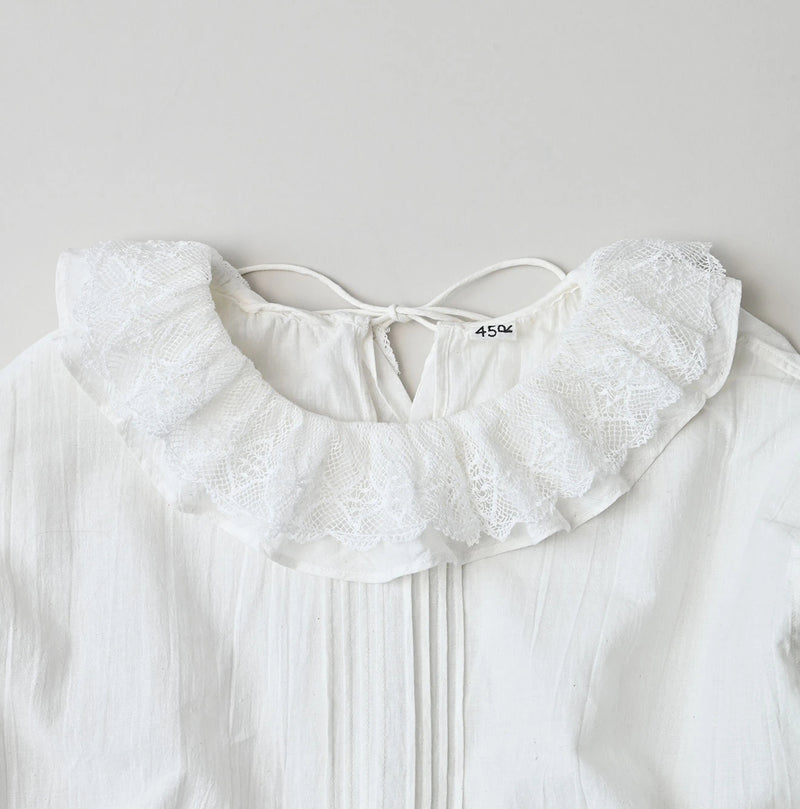 45R Khadi Frill Collar Blouse - Image 12