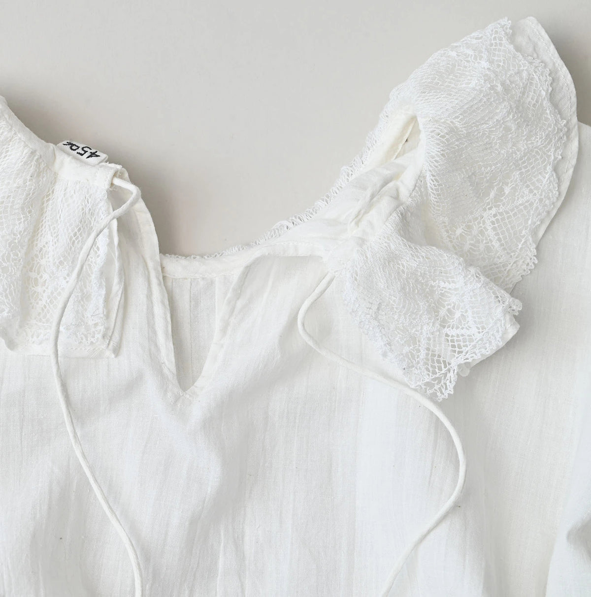 45R Khadi Frill Collar Blouse - Image 17