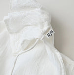 45R Khadi Frill Collar Blouse