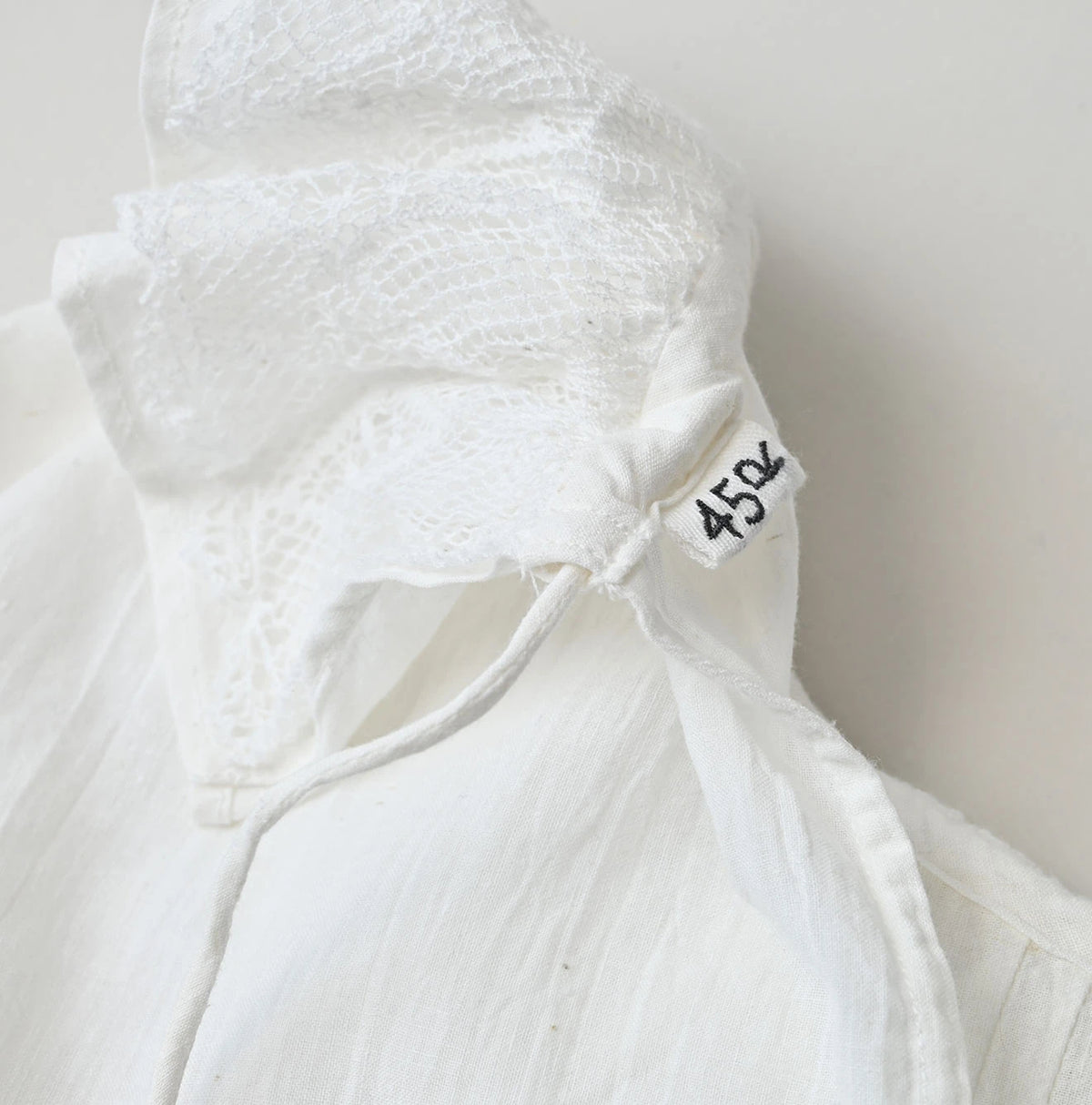 45R Khadi Frill Collar Blouse