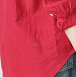 45R Khadi x Feather Khadi Silk Frill Blouse
