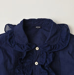 45R Khadi x Feather Khadi Silk Frill Blouse