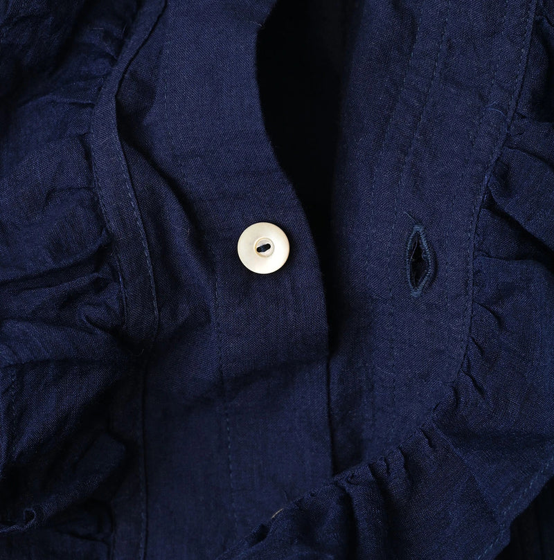 45R Khadi x Feather Khadi Silk Frill Blouse - Image 17