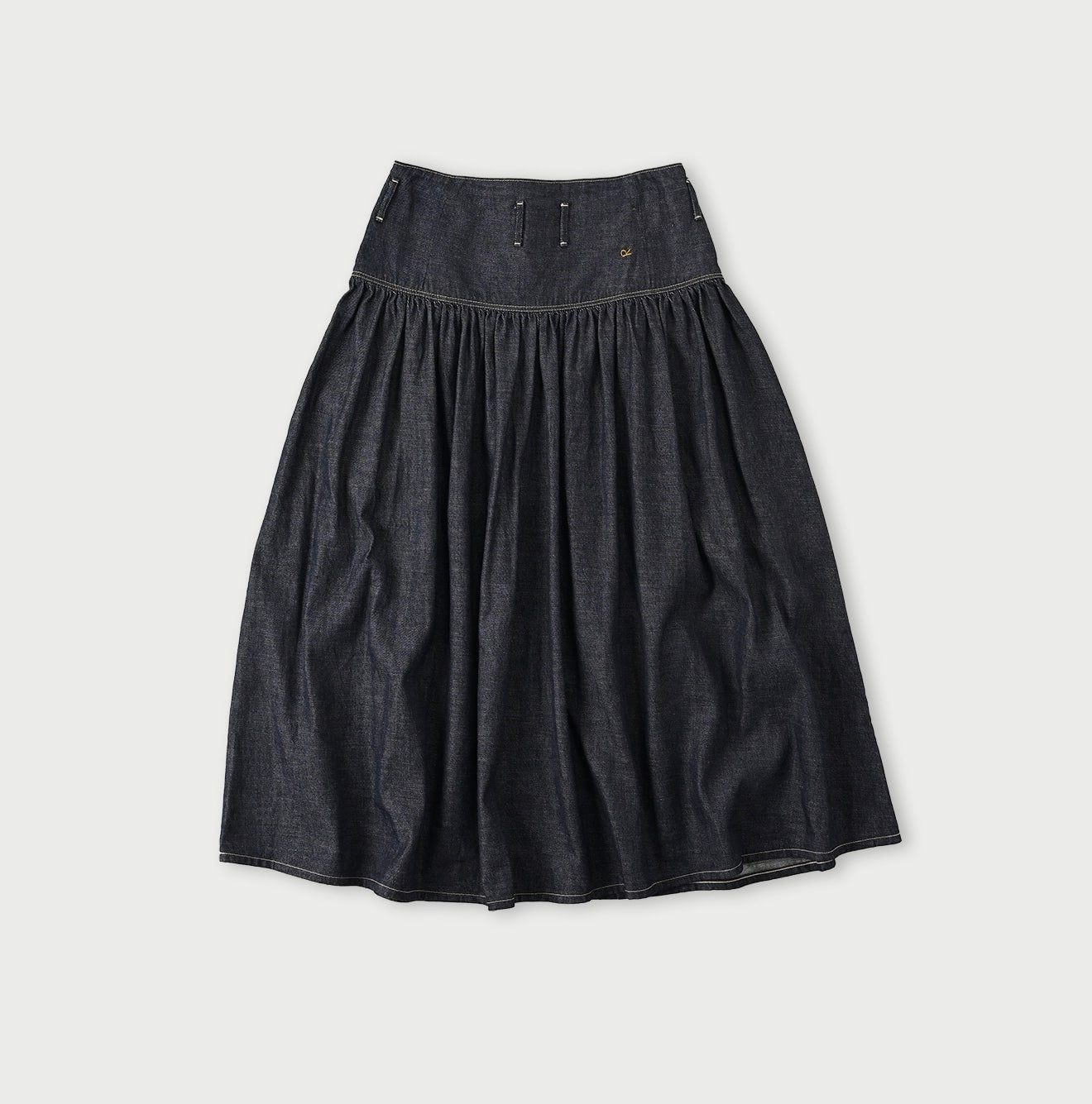 45R Indigo 45 Petit Denim Yoke Skirt