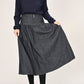 45R Indigo 45 Petit Denim Yoke Skirt