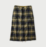 45R Wool Tartan Cargo Skirt