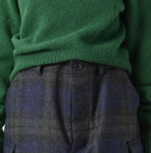 45R Wool Tartan Cargo Skirt