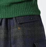 45R Wool Tartan Cargo Skirt