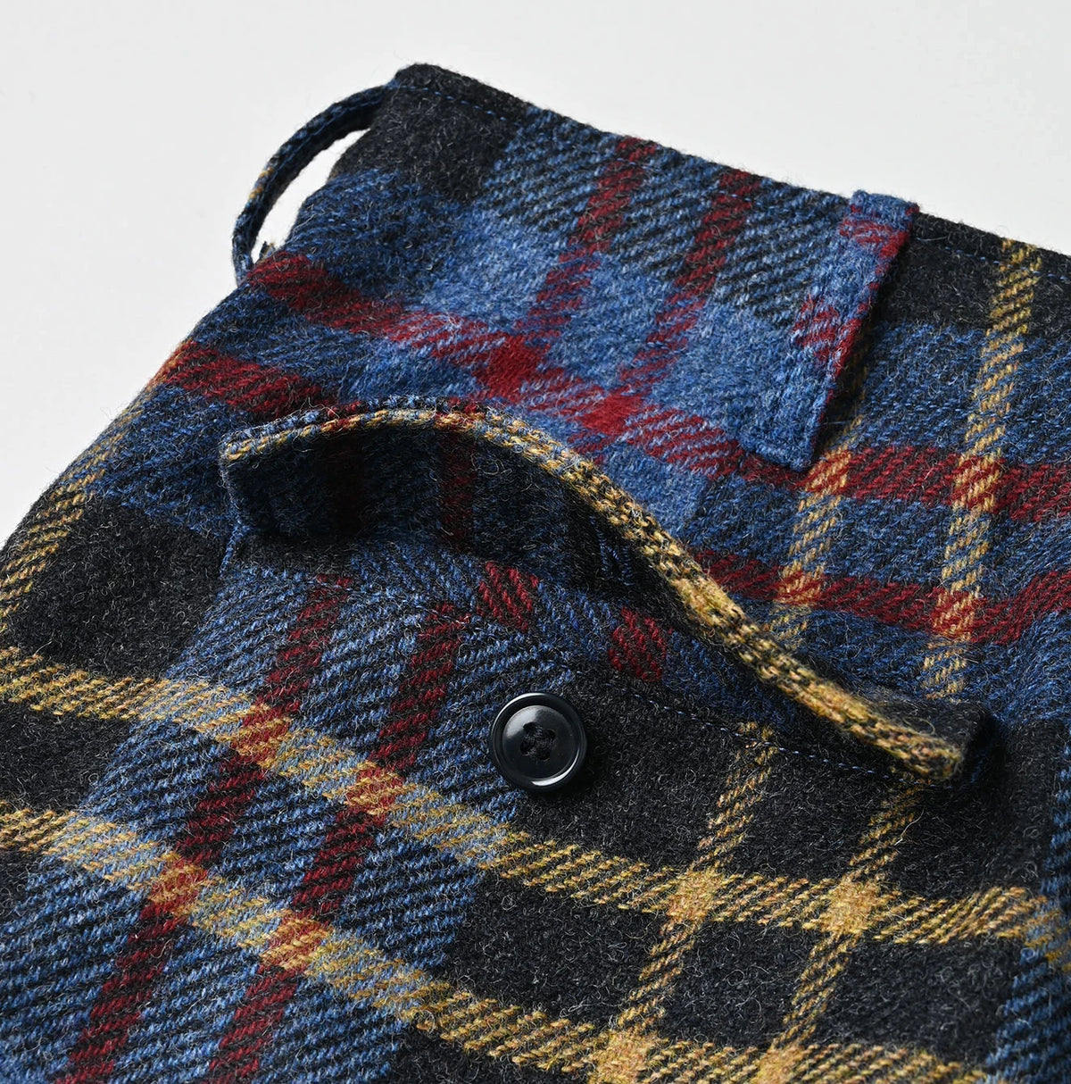 45R Wool Tartan Cargo Skirt