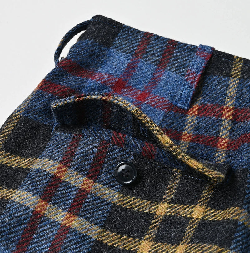 45R Wool Tartan Cargo Skirt - Image 16