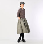 45R England Flannel Tuck Skirt