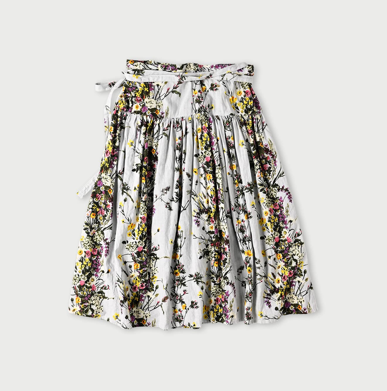 45R Khadi Bouquet Stripe Skirt