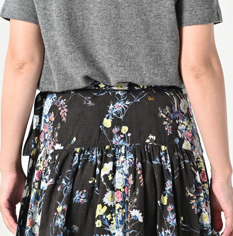45R Khadi Bouquet Stripe Skirt