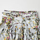 45R Khadi Bouquet Stripe Skirt