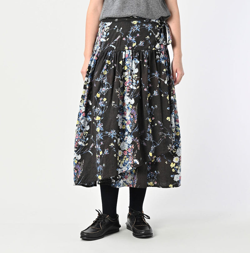 45R Khadi Bouquet Stripe Skirt
