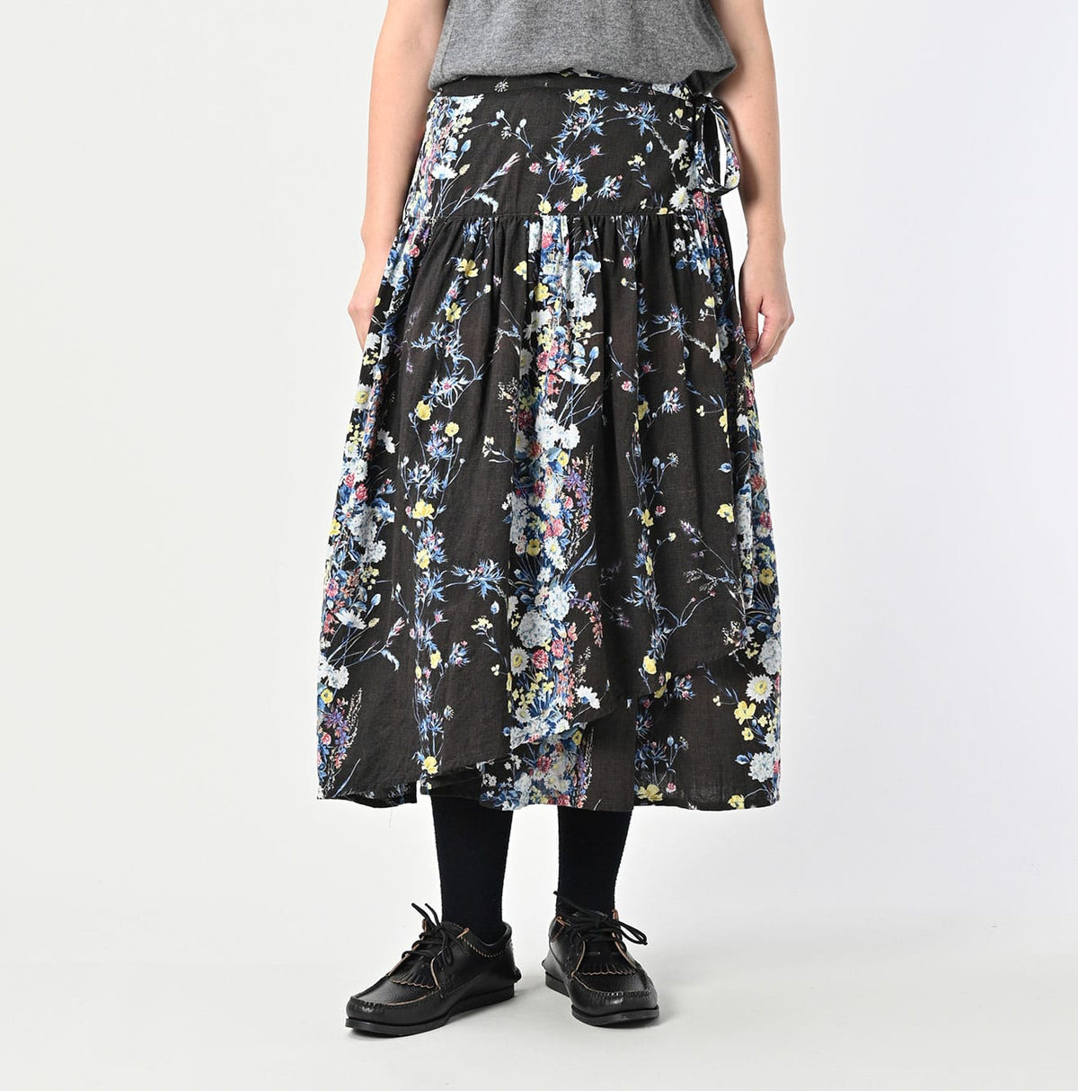 45R Khadi Bouquet Stripe Skirt