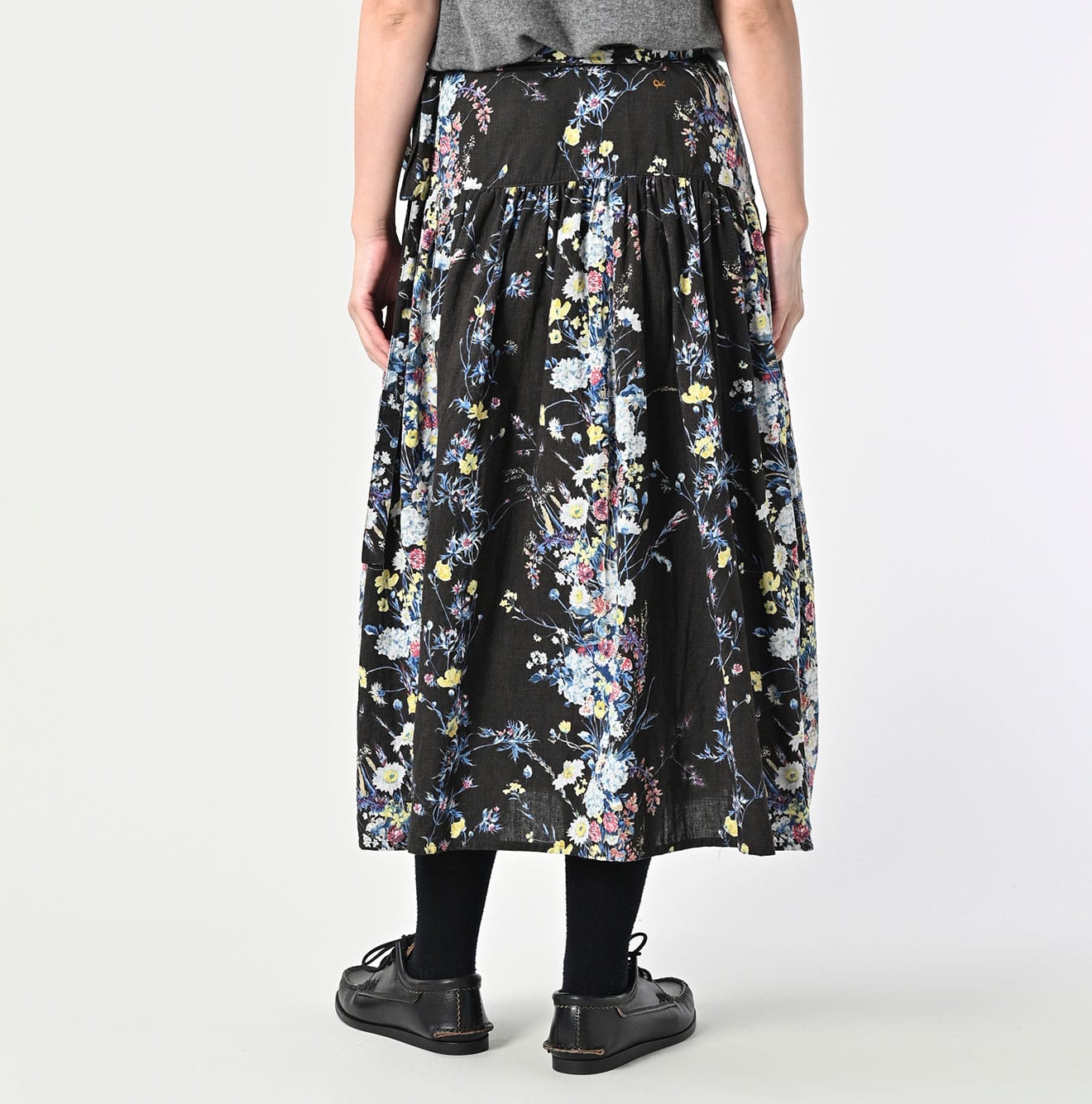 45R Khadi Bouquet Stripe Skirt
