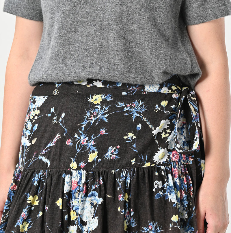 45R Khadi Bouquet Stripe Skirt