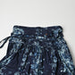 45R Indigo Khadi Bouquet Stripe Skirt