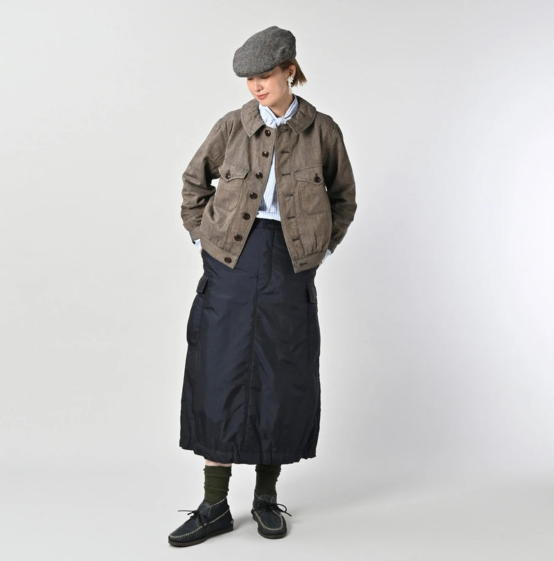 45R Nylon Quilt Cargo Skirt - Image 3