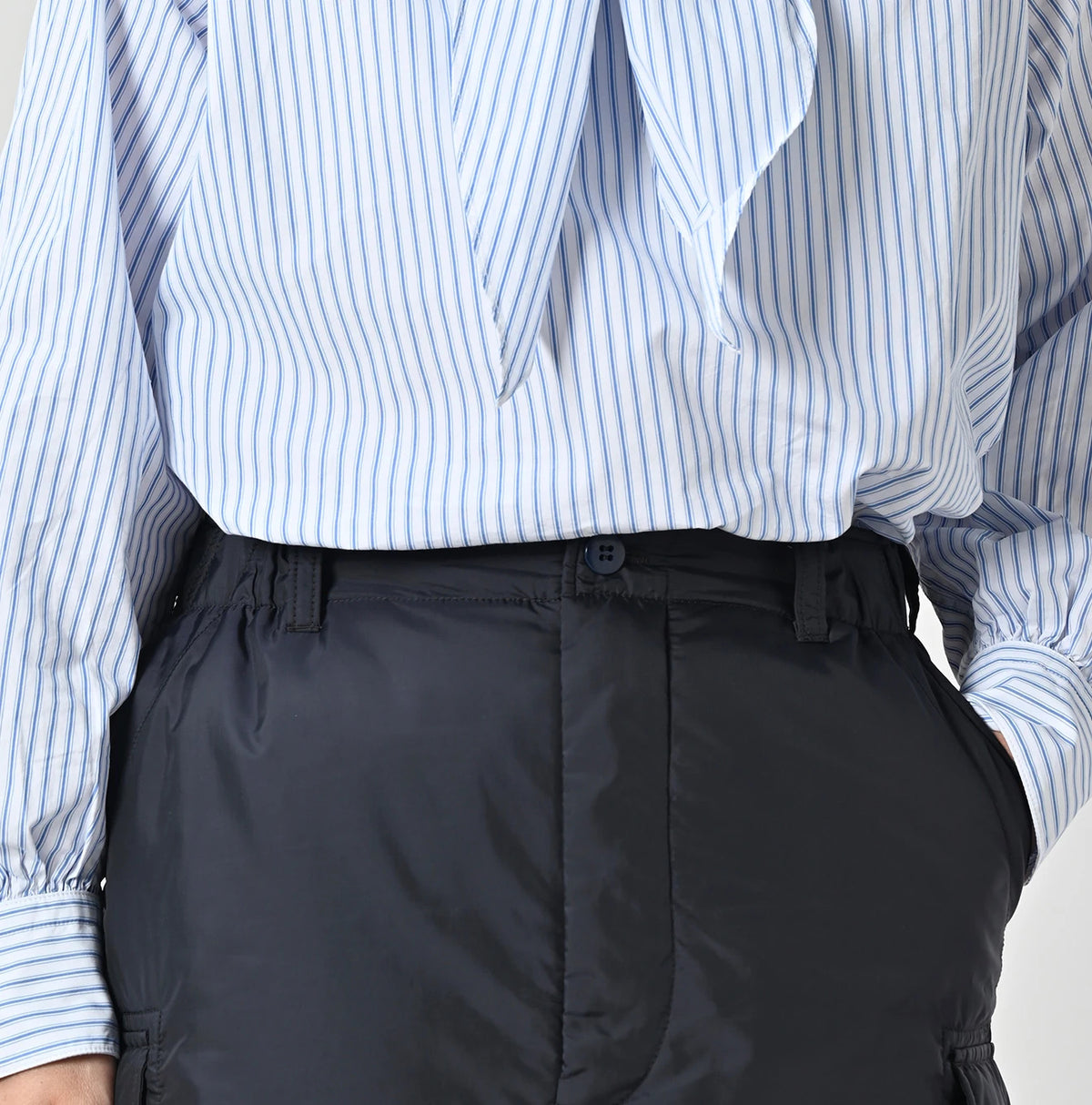 45R Nylon Quilt Cargo Skirt - Image 7