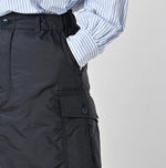 45R Nylon Quilt Cargo Skirt
