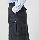 45R Nylon Quilt Cargo Skirt