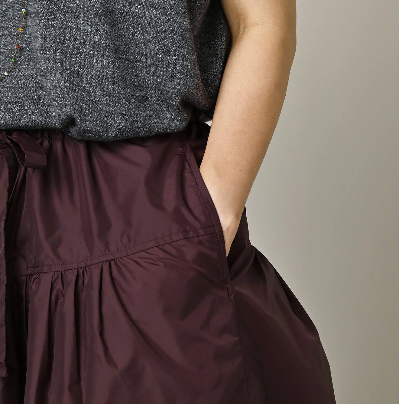 45R Nylon Easy Gathered Skirt - Image 13