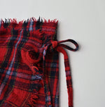 45R India Merino Milled Fringe-Wrap Skirt