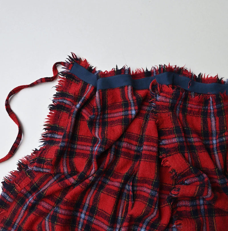 45R India Merino Milled Fringe-Wrap Skirt - Image 19