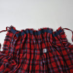 45R India Merino Milled Fringe-Wrap Skirt
