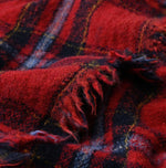 45R India Merino Milled Fringe-Wrap Skirt