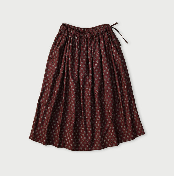 45R Square Komon Easy Gathered Skirt