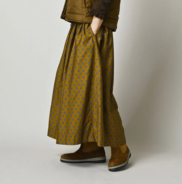 45R Square Komon Easy Gathered Skirt