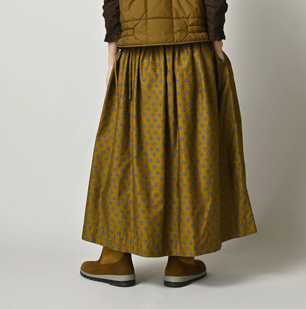 45R Square Komon Easy Gathered Skirt