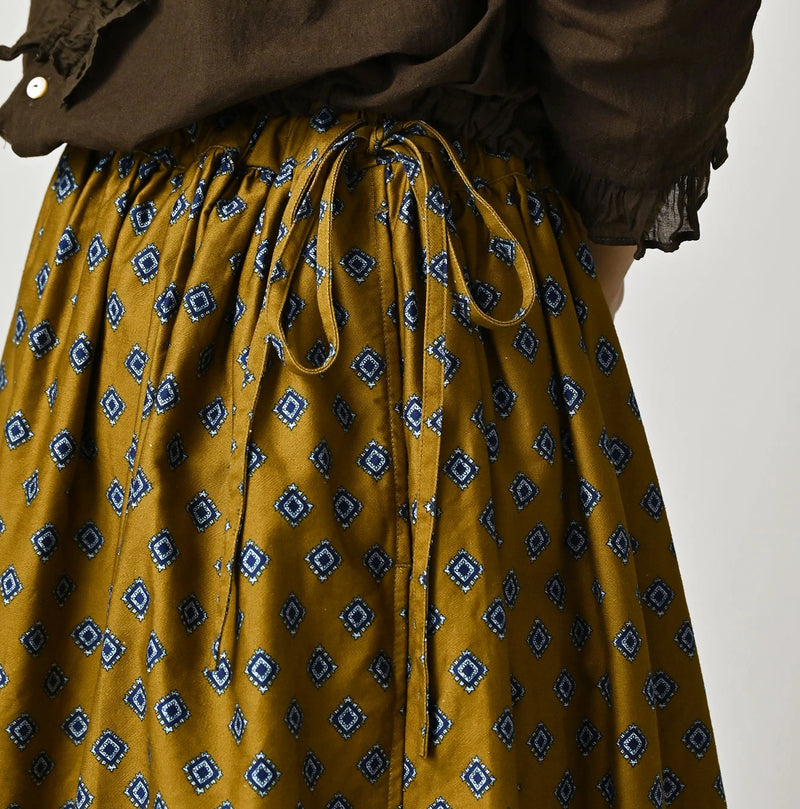 45R Square Komon Easy Gathered Skirt - Image 8
