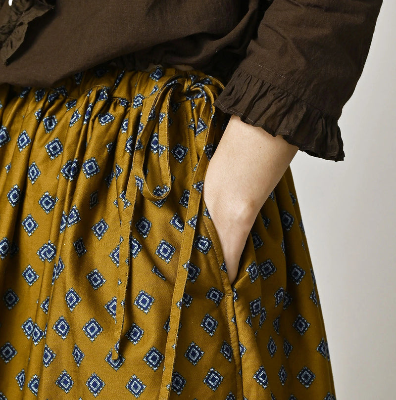 45R Square Komon Easy Gathered Skirt - Image 9